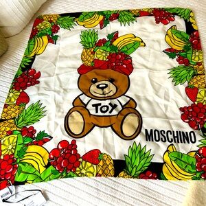 NWT Moschino Silk Scarf
